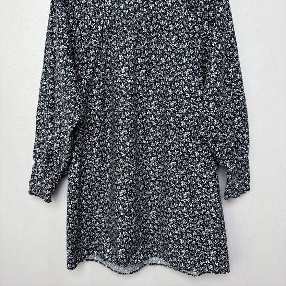 Zara Womens Small Mini Poplin Ditsy Floral Dress - Picture 6 of 15